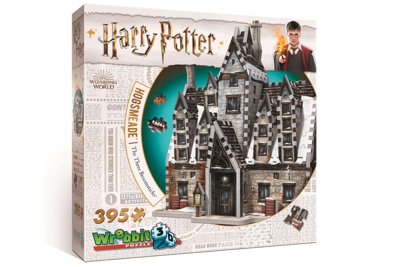 Hogsmeade Three Broomsticks 3D Puzzle - 395 Pieces for Harry Potter Fans