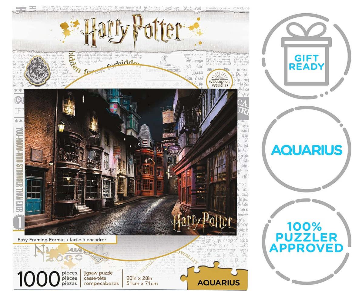 Harry Potter Diagon Alley Jigsaw - 1000 Piece Puzzle by AQUARIUS