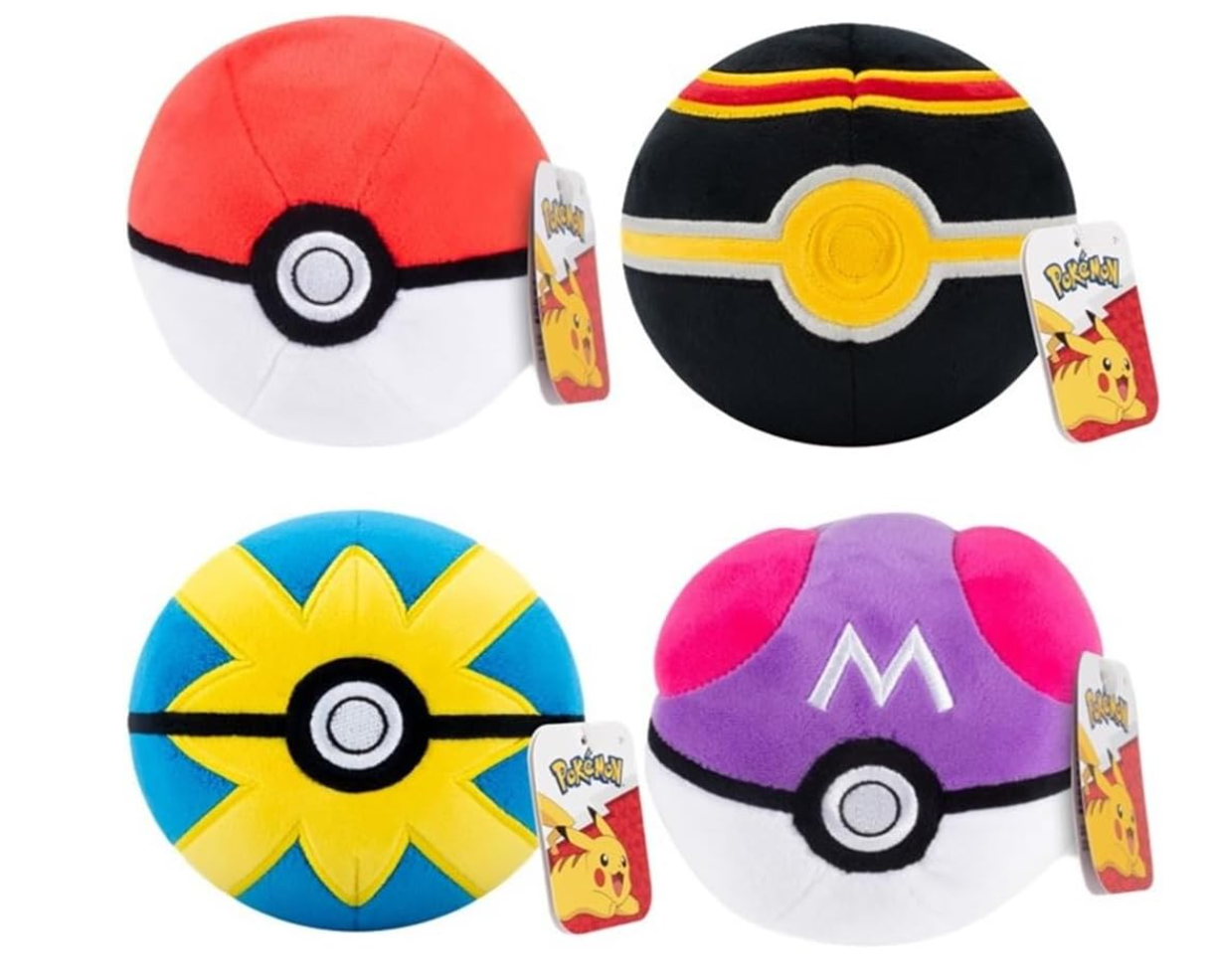 Poke Ball Plush Mystery 2-Pack - Official 5" Toys