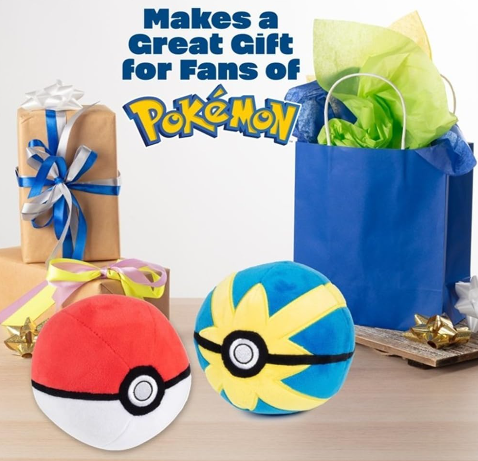 Poke Ball Plush Mystery 2-Pack - Official 5" Toys