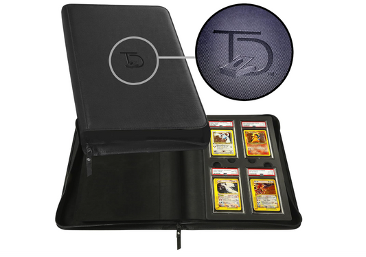 TopDeck Slab Binder | PSA 28 Card Binder | Premium Innovative Storage for Graded Cards | Collectors Album for Safe Display & Organization | Pokemon/Magic/One piece/Yugioh etc | Standard Portfolio