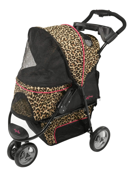 Gen7Pets Promenade Pet Stroller Cheetah Brown