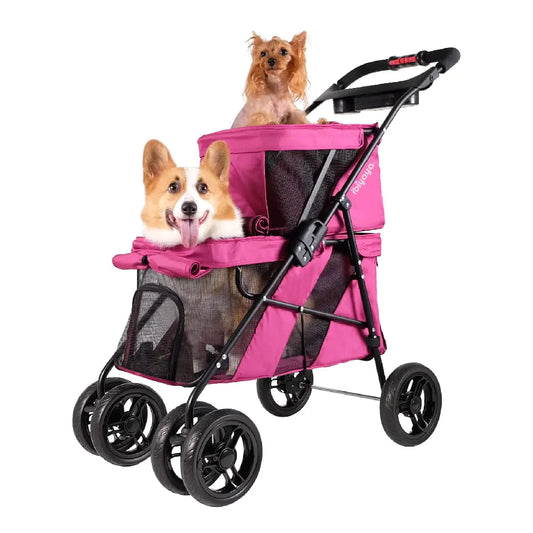 Double Dog Stroller for Small Dogs and Medium Pets