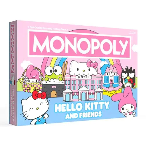 Hello Kitty and Friends Classic Monopoly Game Officially-Licensed