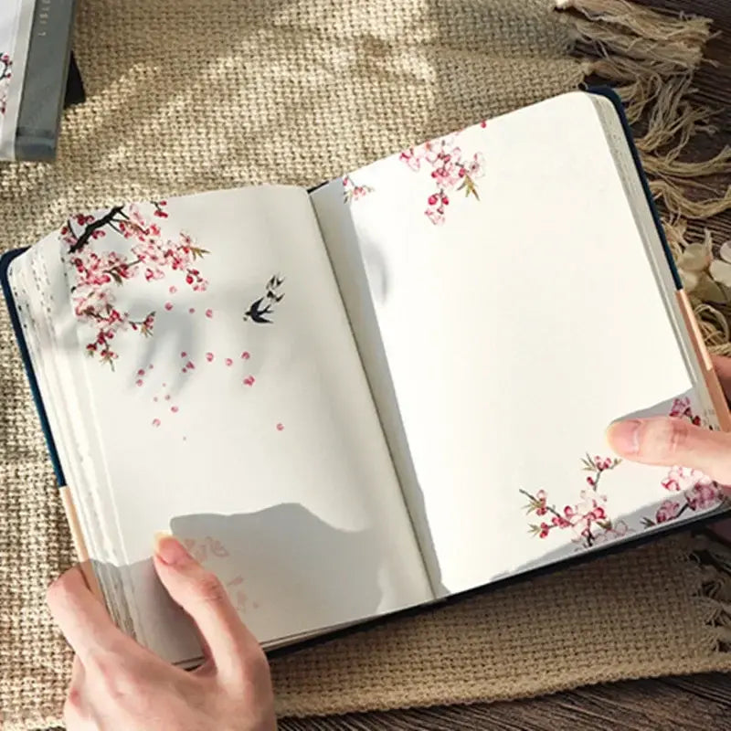 Hardcover Notebook Blossom Design