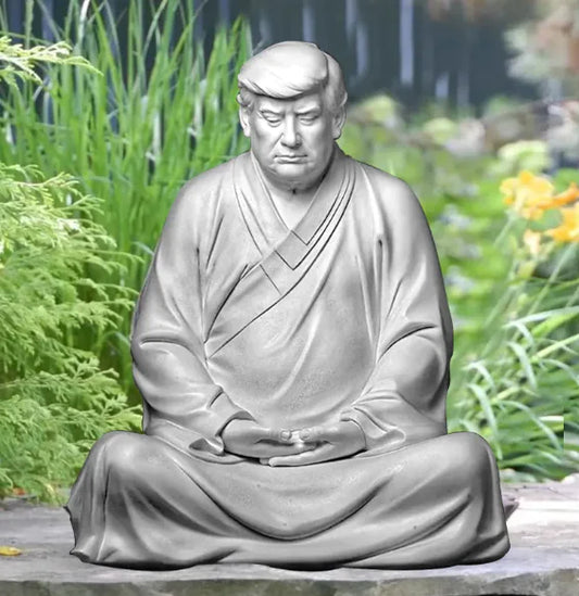 Buda Trump Resin Decorative Ornament